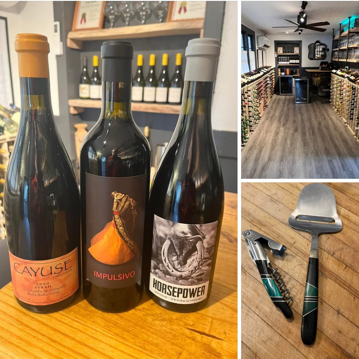 Premium wine selection